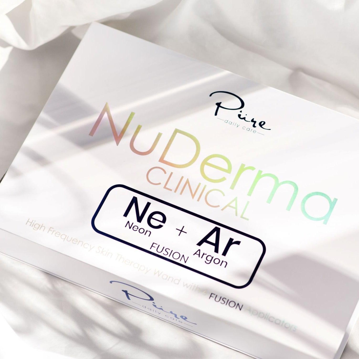 NuDerma Clinical Skin Therapy Wand with 6 Fusion store Applicators