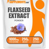 BulkSupplements.com Flaxseed Extract Powder - Dietary Supplements - Edible - Natural Fiber - Fitness - Flax Powder - 100g-1kg - 1000mg per Serving