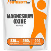 BulkSupplements.com Magnesium Oxide Powder - Dietary Supplements - Edible - Fitness - Muscle - Magnesium Supplement - Mineral Powders - 100g-1kg - 835mg of Magnesium per Serving