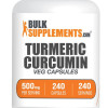 BulkSupplements.com Curcumin (Turmeric) Capsules - Natural Antioxidants - Dietary Supplements - 120-240 Capsules - 500mg-1000mg per Serving