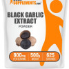 BulkSupplements.com Black Garlic Extract Powder - Dietary Supplements - Edible - Natural Antioxidants - Aged Black Garlic - 100g-1kg - 800mg per Serving