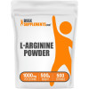 BulkSupplements.com L-Arginine Powder - Dietary Supplements - Edible - Fitness - Amino Acids Pre-Workout - Muscle Supplement - 100g-1kg - 1000mg per Serving