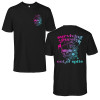 Men and Women's Surviving Purely Out Of Spite Graphic T-shirt, Short Sleeve Classic Cotton tee, Ladies Daily wear, Womenswear, America Made, Made in USA
