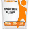BulkSupplements.com Magnesium Citrate Powder - Dietary Supplement - Magnesium Sleep - 100g-1kg - 3500mg per Serving