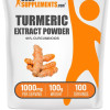 BulkSupplements.com Turmeric Extract (95% Curcuminoids) Powder - Curcumin Powder - Healthcare - Dietary Supplements - Natural Antioxidants - 25g-1kg - 1000mg per Serving