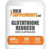 BulkSupplements.com Reduced Glutathione Capsules - Dietary Supplements - Edible - Fitness - Natural Antioxidants - Liver Health - Glutathione Reduced - Vegan - 120 Capsules - 500mg per Serving