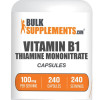 BulkSupplements.com Thiamine Mononitrate (Vitamin B1) Capsules - Dietary Supplements - Vitamins and Minerals - Edible - Vitamin B1 Capsule - 240 Capsules - 100mg per Serving