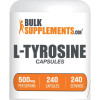 BulkSupplements.com L-Tyrosine Capsules - Dietary Amino Acid - Healthcare Supplements - 180-240 Capsules - 1000mg per Serving