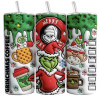 Grinch Christmas 20 oz tumbler