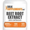 BulkSupplements.com Beet Root Extract Capsules - Dietary Supplements - Natural Antioxidants - Edible - Fitness Supplements - Fiber - Muscle - Workout - 120-365 Softgels - 8000mg per Serving