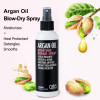 Cab's Argan Oil Hair Spray for Blow-Dry Thermal Protectant  | Detangles, Smooths, and Softens  | Repairs and Eliminates Frizz with Lightweight Formulation 5.9 fl oz, Paraben Free Hair Nutrition Hydrating Uv Haircare Moisturizer Hydrate