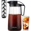 Mueller Cold Brew Coffee Maker, 2-Quart Heavy-Duty Tritan Pitcher, Iced Coffee Maker and Tea Brewer, Air-Tight Lid