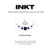 Moon Phase Tattoo Celestial Tattoo Semi Permanent Tattoo 2 Week Tattoo Vegan Tattoo Temporary Tattoo Moon Tattoo Boho Tattoo Minimalist Tattoo Bohemian Tattoo Spiritual Tattoo Gift Glossy