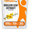 BulkSupplements.com Mullein Leaf Extract Powder - Dietary Supplements - Herbal Tea Mullein Leaf - Natural Antioxidants - 100g-1kg - 1000mg per Serving