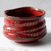 Meisen Red Matcha Bowl, Tea Bowl for Mixing Matcha Green Tea