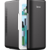 AstroAI Mini Fridge 2.0 Gen, 6 Liter/8 Cans Makeup Skincare Fridge 110V AC/ 12V DC Portable Thermoelectric Cooler and Warmer Little Tiny Fridge for Bedroom, Cosmetics, Christmas (Dark Black)