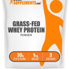 BulkSupplements.com Grass-Fed Whey Protein Powder - Dietary Supplements - Edible - Fitness - From Grass Fed Cows - Muscle Fitness Supplements - Amino Acids - Grass Fed Whey - 100g-1kg - 30 Grams Per Serving