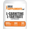 BulkSupplements.com L-Carnitine L-Tartrate Capsules - Dietary Supplements - Edible - Fitness - Amino Acids - L Carnitine - 360 Capsules - 1000mg per Serving