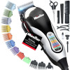 Mueller Ultragroom Professional Hair Clippers for Men with Colored Design, Hair Trimmer for Men, 12 Guide Combs, Trimmer for Hair, Beards, Head, Body, and Face